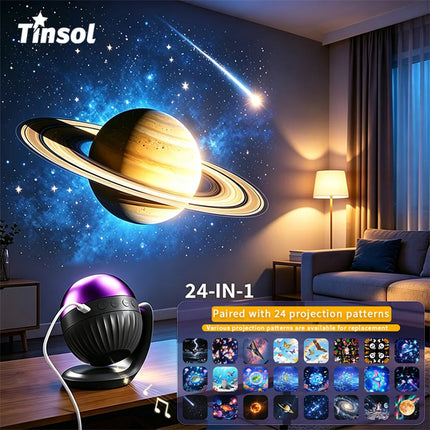 LED Night Light Galaxy Projector Constellation Star Decor - LED Night Light - Aubusson - Mad Fly Essentials