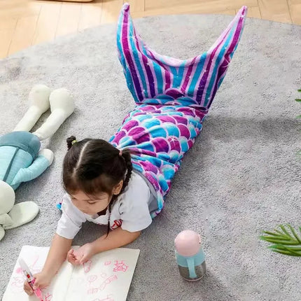 Baby Girl Mermaid Blanket Sleeping Bag