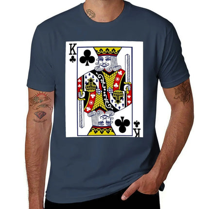 Shirt Men King of Hearts Poker Card T-Shirt - Shirt - Guilan - Mad Fly Essentials