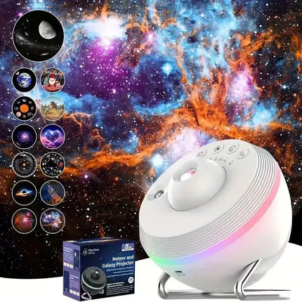 LED Night Light 12N1 Galaxy Star Meteor Projector - LED Night Light - Toucloud - Mad Fly Essentials