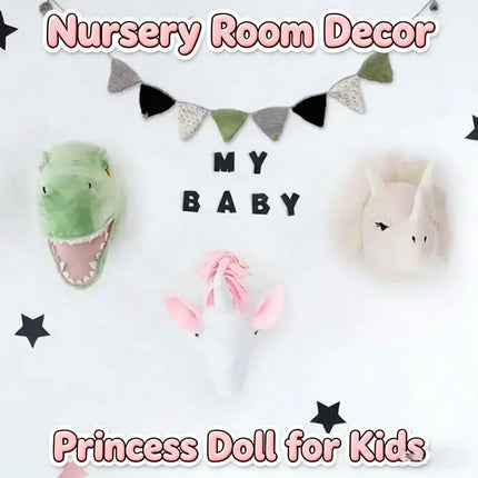 Kids Room Decor Plush Animal Wall Dinosaur - Kids Room Decor - Nordic Creations - Mad Fly Essentials