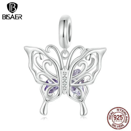 Women Vintage Butterfly 925 Sterling Charm Bracelet - Mad Fly Essentials