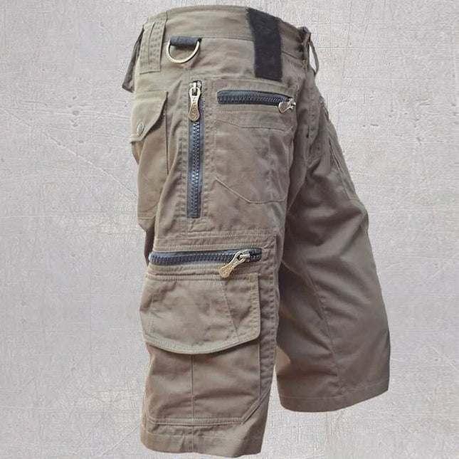 Cargo Shorts Men Military Style Solid Shorts - Cargo Short - Gingtto - Mad Fly Essentials