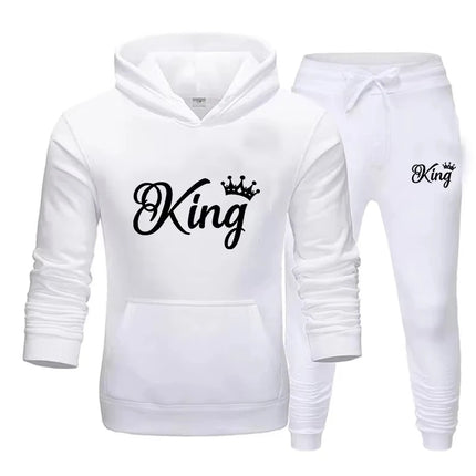 Hoodies Women King Queen Lover Couple Sweatshirt 3D Hoodies - Hoodies - Adogirl - Mad Fly Essentials