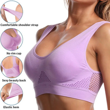 Fitness Top S-6XL Women Sport Bra Yoga Running Tops - Fitness Top - Moonlight - Mad Fly Essentials