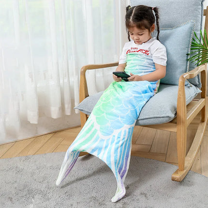 Baby Girl Mermaid Blanket Sleeping Bag