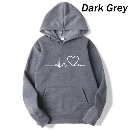 Hoodies Women Heart Nurse Sweatshirt - Hoodies - Chrleisure - Mad Fly Essentials