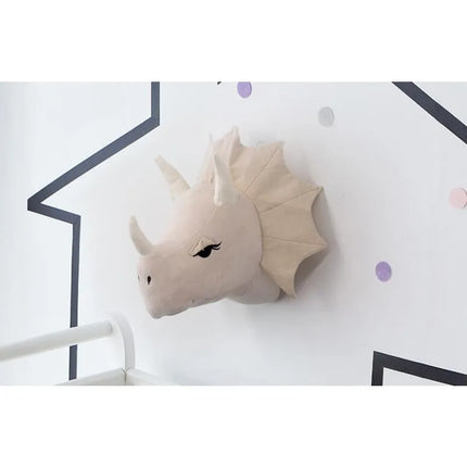Kids Room Decor Plush Animal Wall Dinosaur - Kids Room Decor - Nordic Creations - Mad Fly Essentials