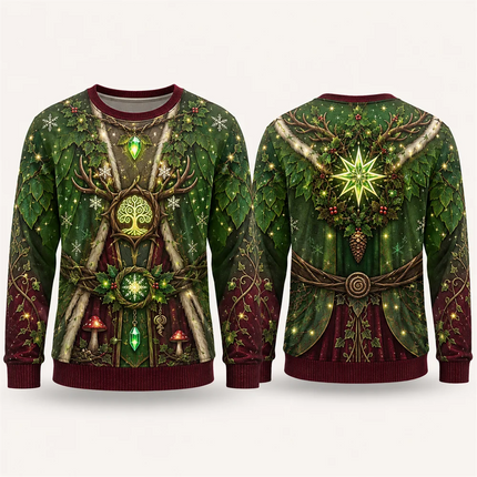 3D Hoodies Men Xmas Rocking Skull Christmas Viking Sweater - 3D Hoodies - Vikineey - Mad Fly Essentials