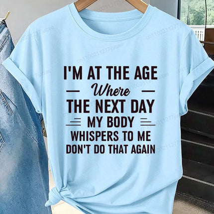 Shirt Women Funny Acting My Age Birthday Graphic Tee - Shirt - Sister Linda - Mad Fly Essentials