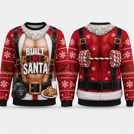 3D Hoodies Men Xmas Rocking Skull Christmas Viking Sweater - 3D Hoodies - Vikineey - Mad Fly Essentials