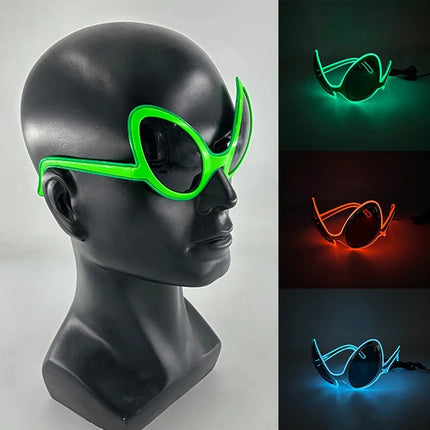 Men Sunglasses Halloween Funny Alien Style Luminous Eyewear - Men Sunglasses - DDDLONG - Mad Fly Essentials
