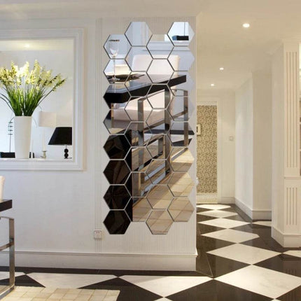 12pcs Mirror Wall Stickers - Mad Fly Essentials