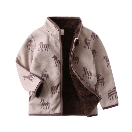 Jacket Girl Heart Zipper Autumn Casual Outerwear - Jacket - Vikita - Mad Fly Essentials