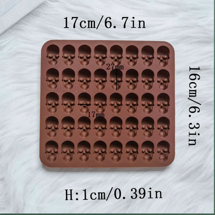 Ice Cube 40 Holes Silicone Halloween DIY Candy Mold