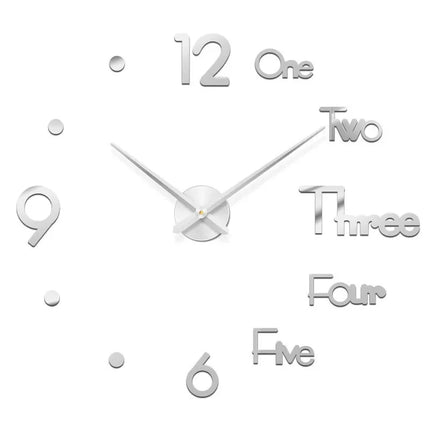 Home Decor Large DIY 3D Modern Wall Clock Decor - Home Decor - Preciser - Mad Fly Essentials