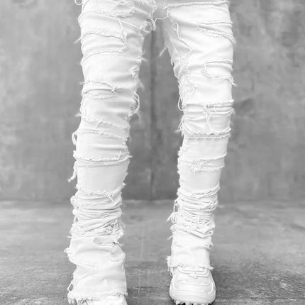 Jeans Men Straight Fit Stretch Casual Denim Pants - Jeans - Metaphor - Mad Fly Essentials