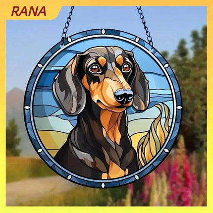 RANA Colored Glass Hanging Sun Catcher Window Decor - Mad Fly Essentials