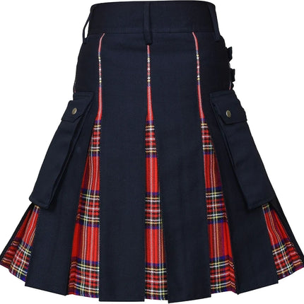 Costume Wear Men Plaid Scottish Buckle Skirt - Costume Wear - Instant Costumes - Mad Fly Essentials
