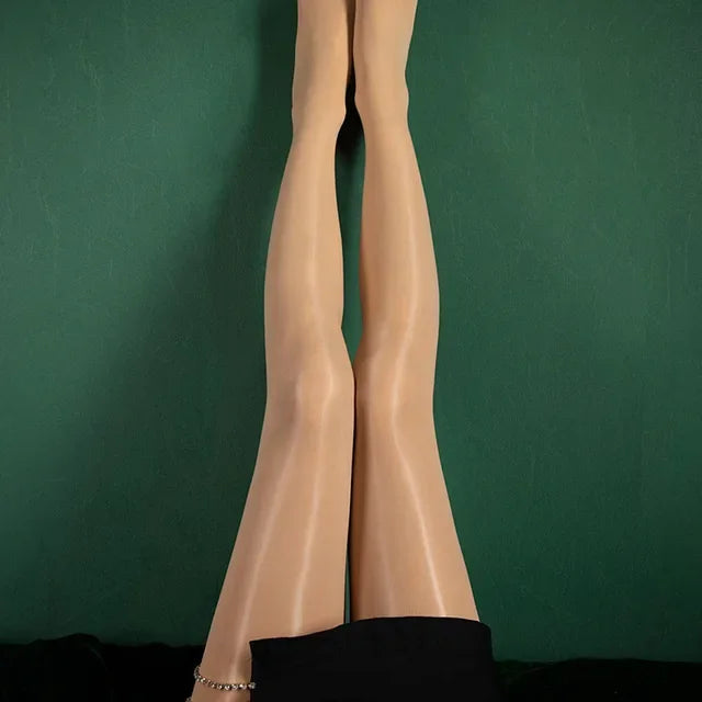 Women Oil Shiny Transparent Tights Pantyhose
