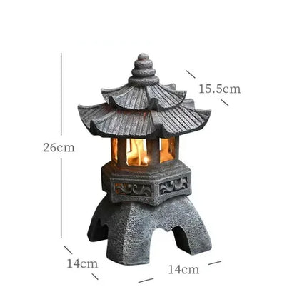 Garden Decor Solar Zen Lights Outdoor LED Pagoda - Garden Decor - Garden Pros - Mad Fly Essentials