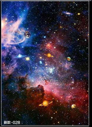 Custom 3D Starry Night Mural Wallpaper - Mad Fly Essentials