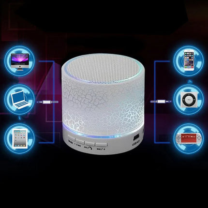Home Essentials Mini Portable Waterproof Bluetooth Speaker - Home Essentials - GRN Flashing - Mad Fly Essentials