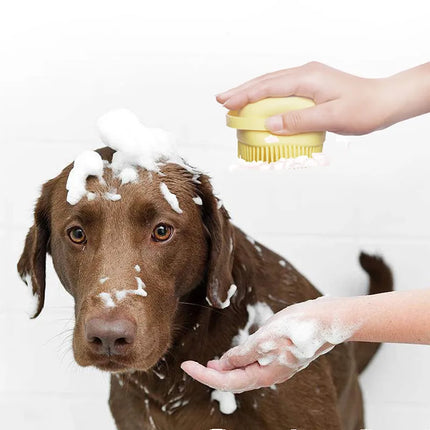 Silicone Massage Pet Dog Washing Glove