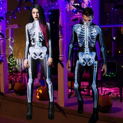 Men 3D Skeleton Costumes Outfit - Men's Fashion Mad Fly Essentials