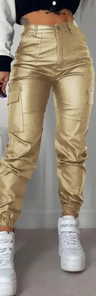 Cargo Pants Women Relaxed-fit Capri Pants - Cargo Pants - Cryptographic - Mad Fly Essentials