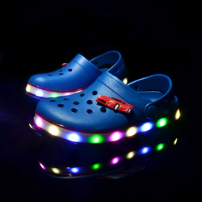 Baby Boys LED Hollow out Luminous Sandals