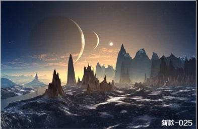 Custom 3D Starry Night Mural Wallpaper - Mad Fly Essentials