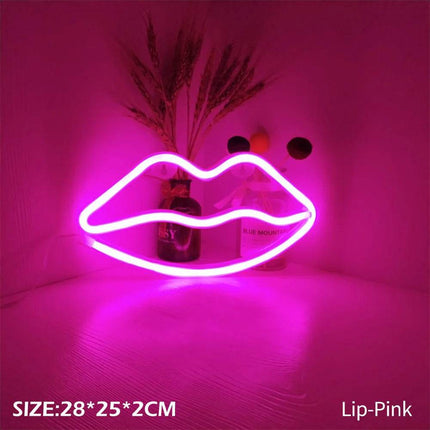 Pink LED Neon Butterfly Night Light - Mad Fly Essentials
