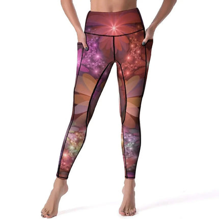 Bluetiful Floral Yoga Blossom 3D Fitness Leggings