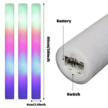 LED Party Light RGB Glow Sticks - LED Party Light - LEDIT - Mad Fly Essentials