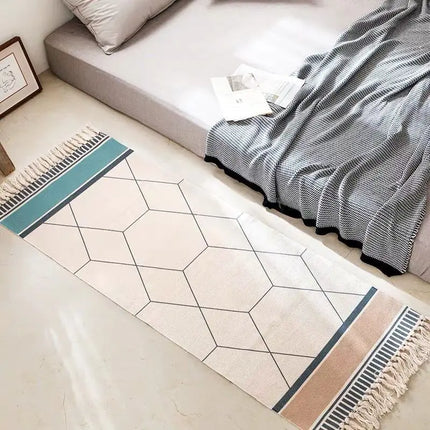 Area Rug Plaid Bedroom Living Bohemian Rug - Area Rug - Miracle Sweet - Mad Fly Essentials