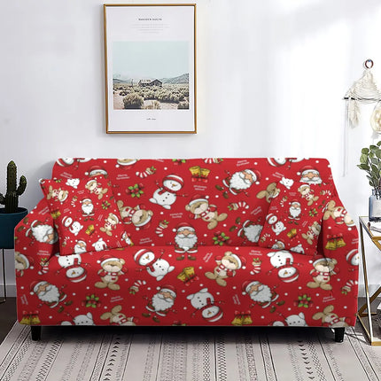 Christmas Penguin Animal 3D Sofa Slipcover - Home & Garden Mad Fly Essentials
