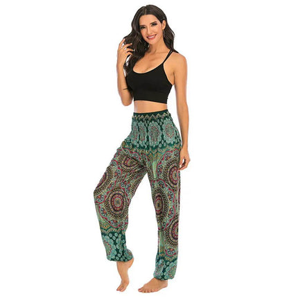 Women Boho Casual Fitness Yoga Harem Pants - Mad Fly Essentials
