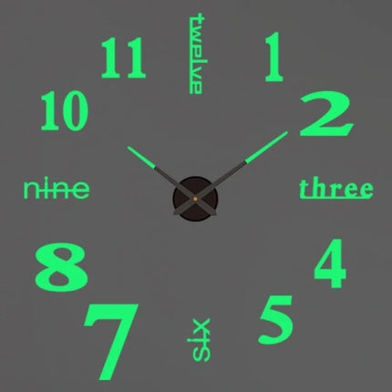 Home Decor Large DIY 3D Modern Wall Clock Decor - Home Decor - Preciser - Mad Fly Essentials