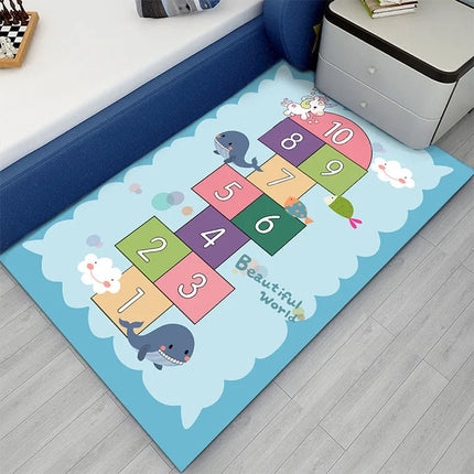 Floor Decor Cartoon Game Kids Room Learning Crawl Mat - Floor Decor - Essential Rugs - Mad Fly Essentials
