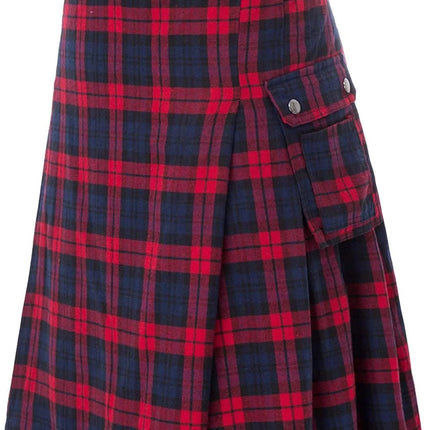 Costume Wear Men Plaid Scottish Buckle Skirt - Costume Wear - Instant Costumes - Mad Fly Essentials