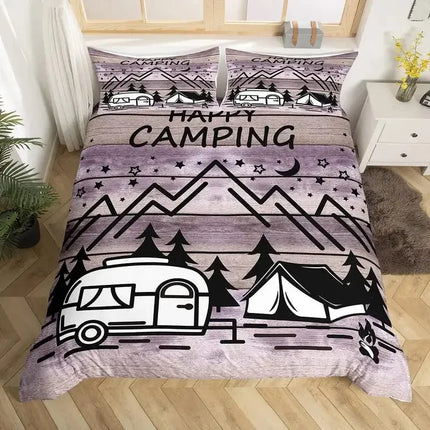 Duvet Set Home Camper 3D Comforter Bedding Set - Duvet Set - Lousidream - Mad Fly Essentials