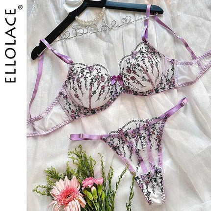 Women Fairy Tulle Floral Lingerie Set - Mad Fly Essentials