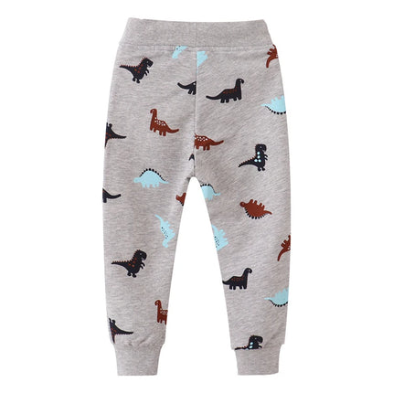 Boys Trousers Spring Dinosaur Animal Sweatpants