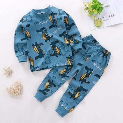 Baby Girl Spring Cartoon Pajama Sleepwear Set