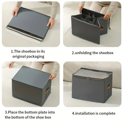Storage Solutions Foldable Closet Shoe Organizer - Storage Solutions - Casegrace - Mad Fly Essentials