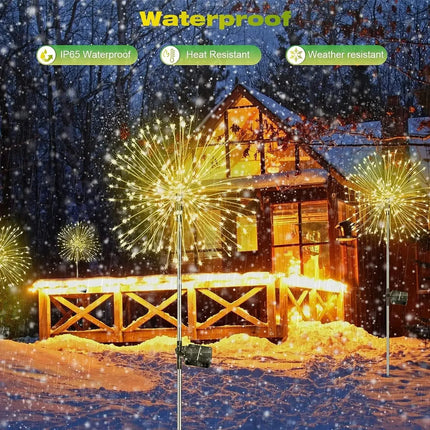 LED Fairy Light Outdoor Solar Firework Lawn Lamp - LED Fairy Light - Aiopp - Mad Fly Essentials