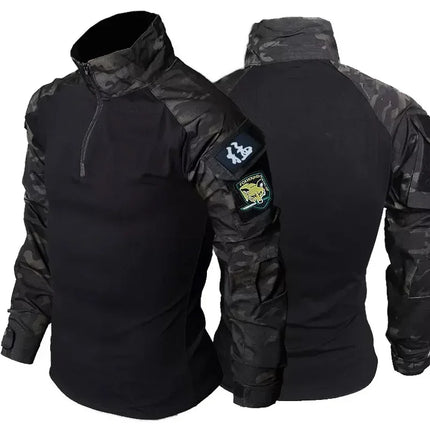 Shirt Men Sale Long Camo Tactic Paintball Tops - Shirt - Han Wild - Mad Fly Essentials
