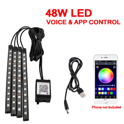 Auto LED Light Interior Ambient Night Light - Auto LED Light - Fccemc - Mad Fly Essentials