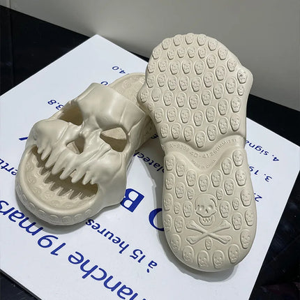 Men Footwear Summer Retro 3D Skull Sandals - Men Footwear - Comwarm - Mad Fly Essentials
